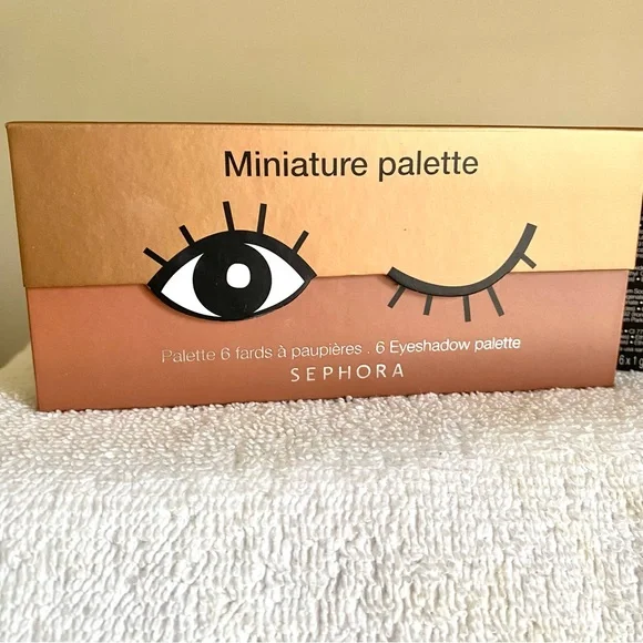 Sephora Eyeshadow Palette - warm cookies 6 colors matte and shimmer neutrals NEW - Picture 4 of 11